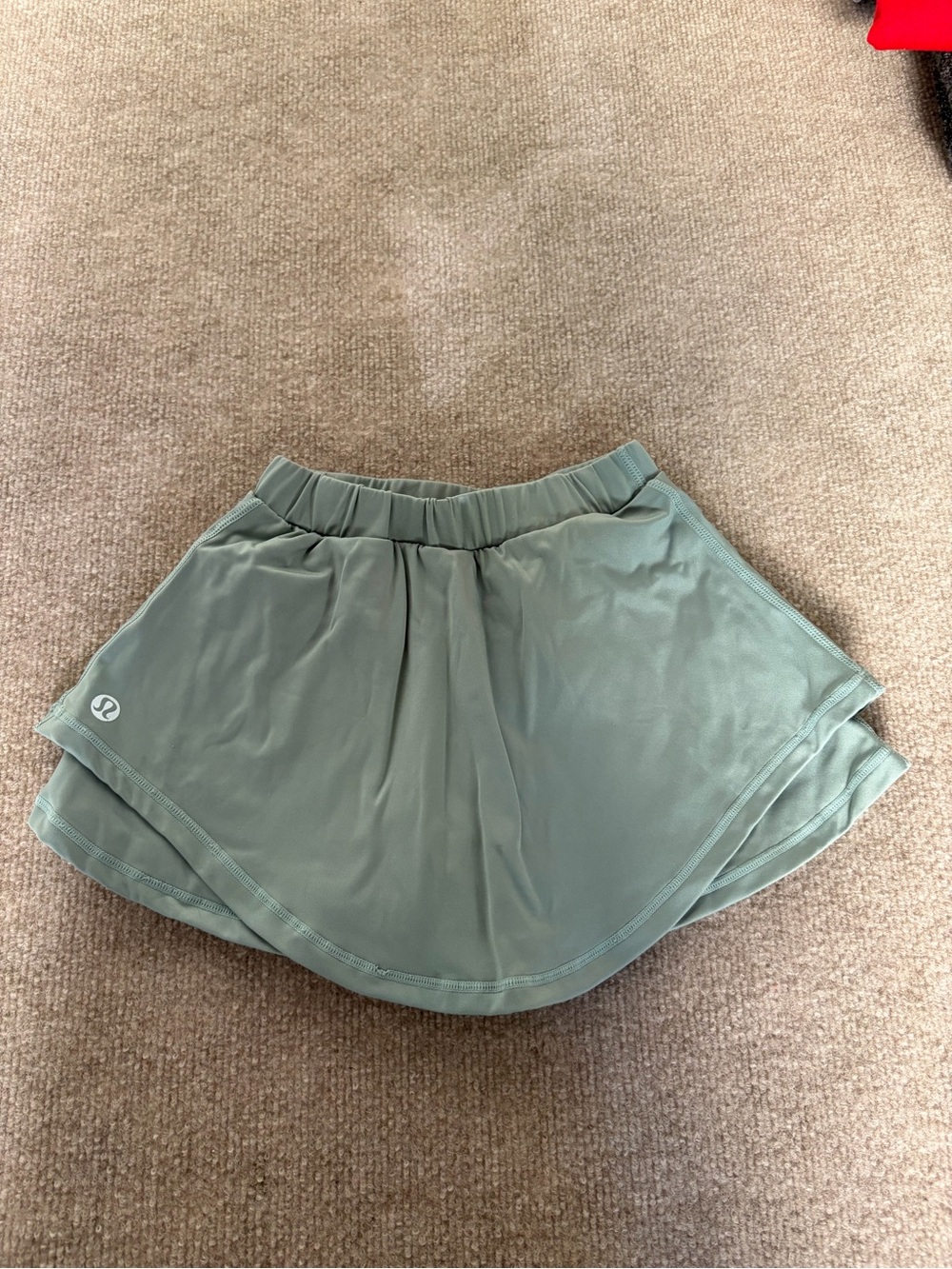 lululemon athletica Red Girls' & Green Athletic Shorts 2 pair - Picture 4 of 6